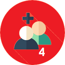 Plus Followers 4 Red APK icon